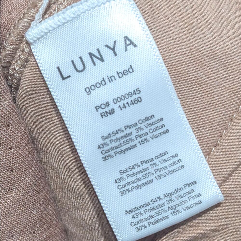 Lunya Restore Double Faced Pants Otium Tan Heather Women's Size XL - Picture 10 of 10